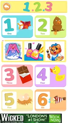 Glitter Number and letters coloring android App screenshot 3